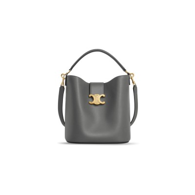 CELINE MEDIUM BUCKET LOUISE IN SMOOTH CALFSKIN 116613FX9.10AN (28*24*16cm)